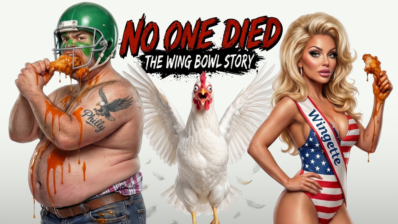 No One Died: The Wing Bowl Story official trailer art
